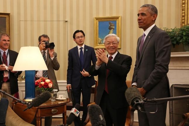 Toan canh hoi dam giua TT Obama va TBT Nguyen Phu Trong-Hinh-4